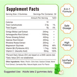 VZOXAINS Ginkgo Biloba Gummies with a measuring spoon