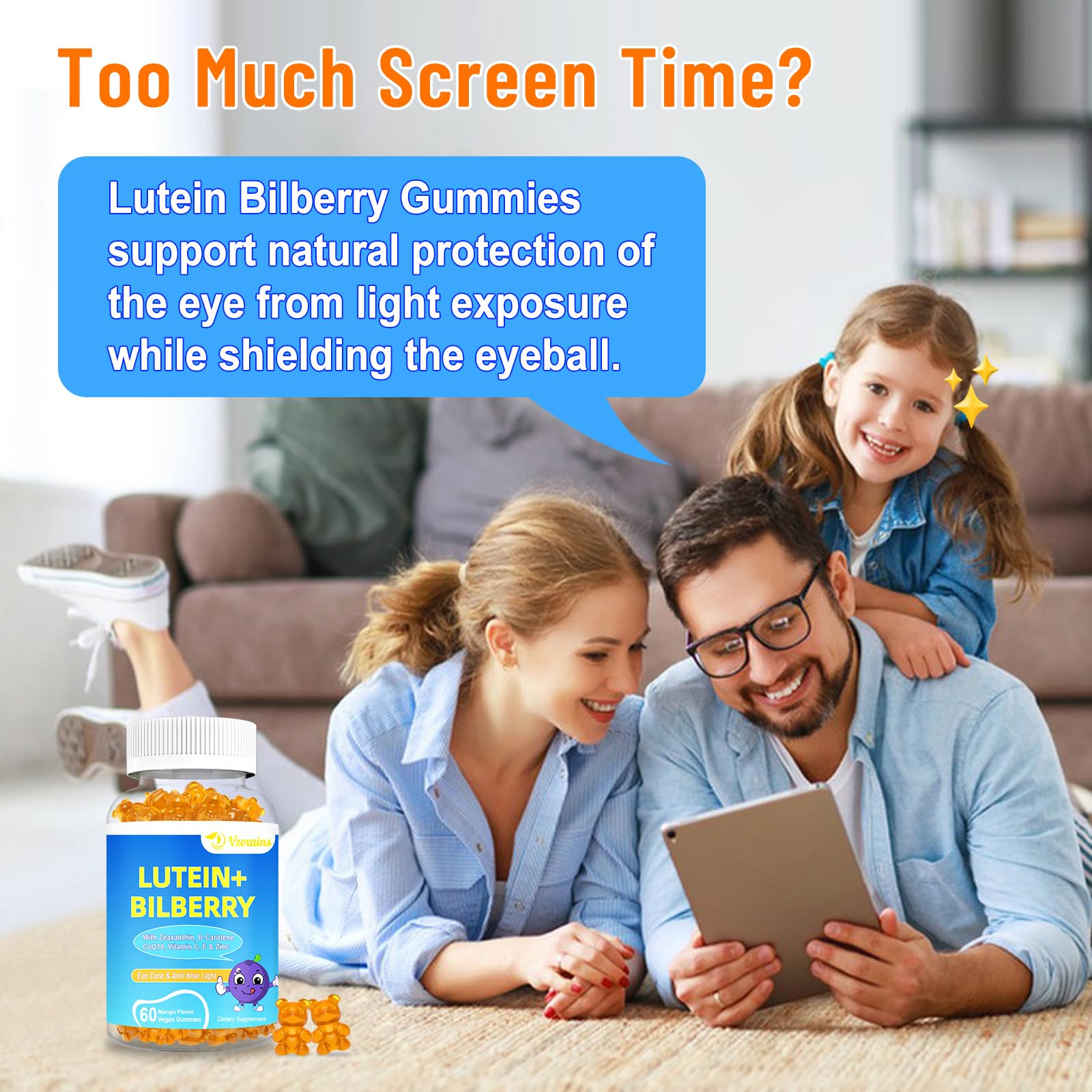 VZOXAINS Lutein Gummies ingredients list