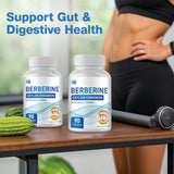 WACHRAY Berberine Supplement 1500mg capsules on a wooden surface