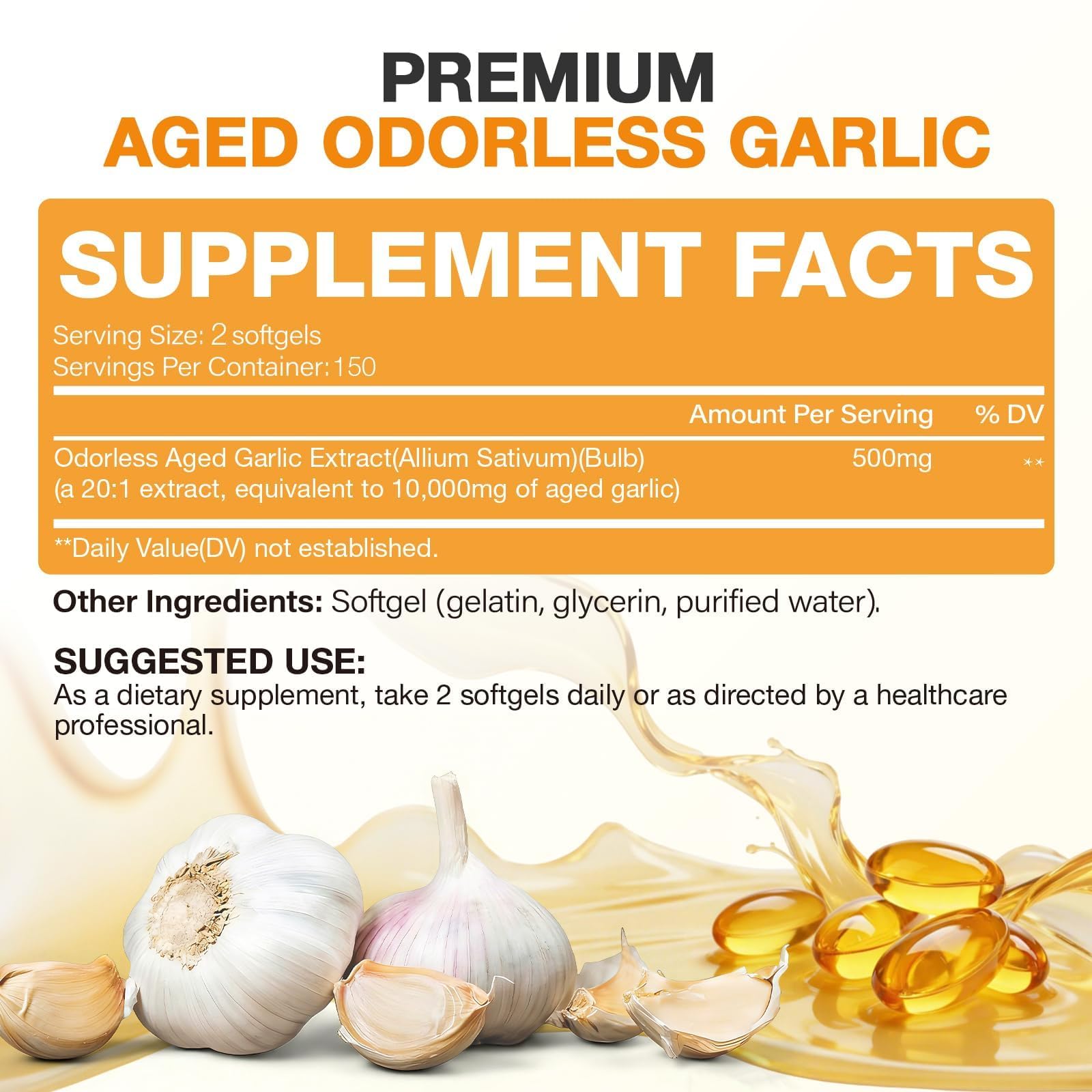 WACHRAY Garlic Softgels in a lifestyle setting