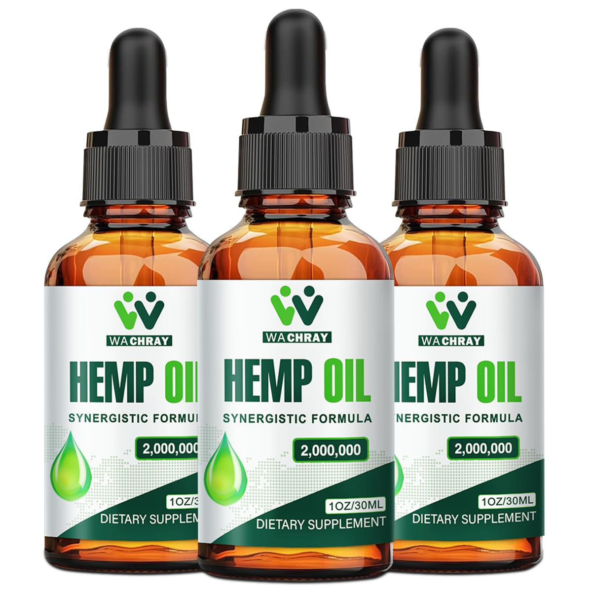 WACHRAY Hemp Oil 260g front view with packaging