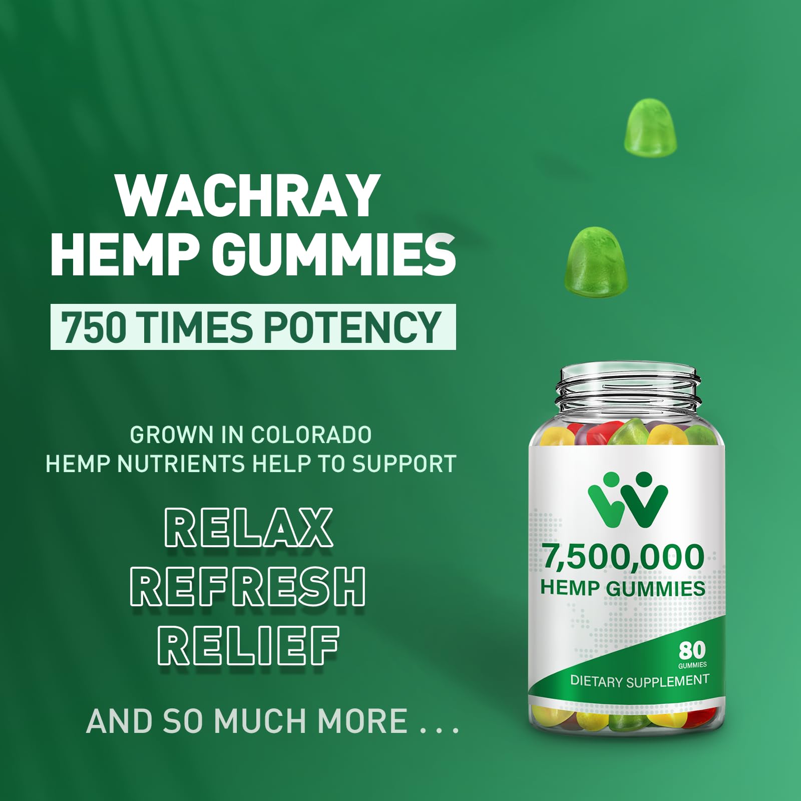 WACHRAY Nutrition Omega 3-6-9 Gummies packaging side view