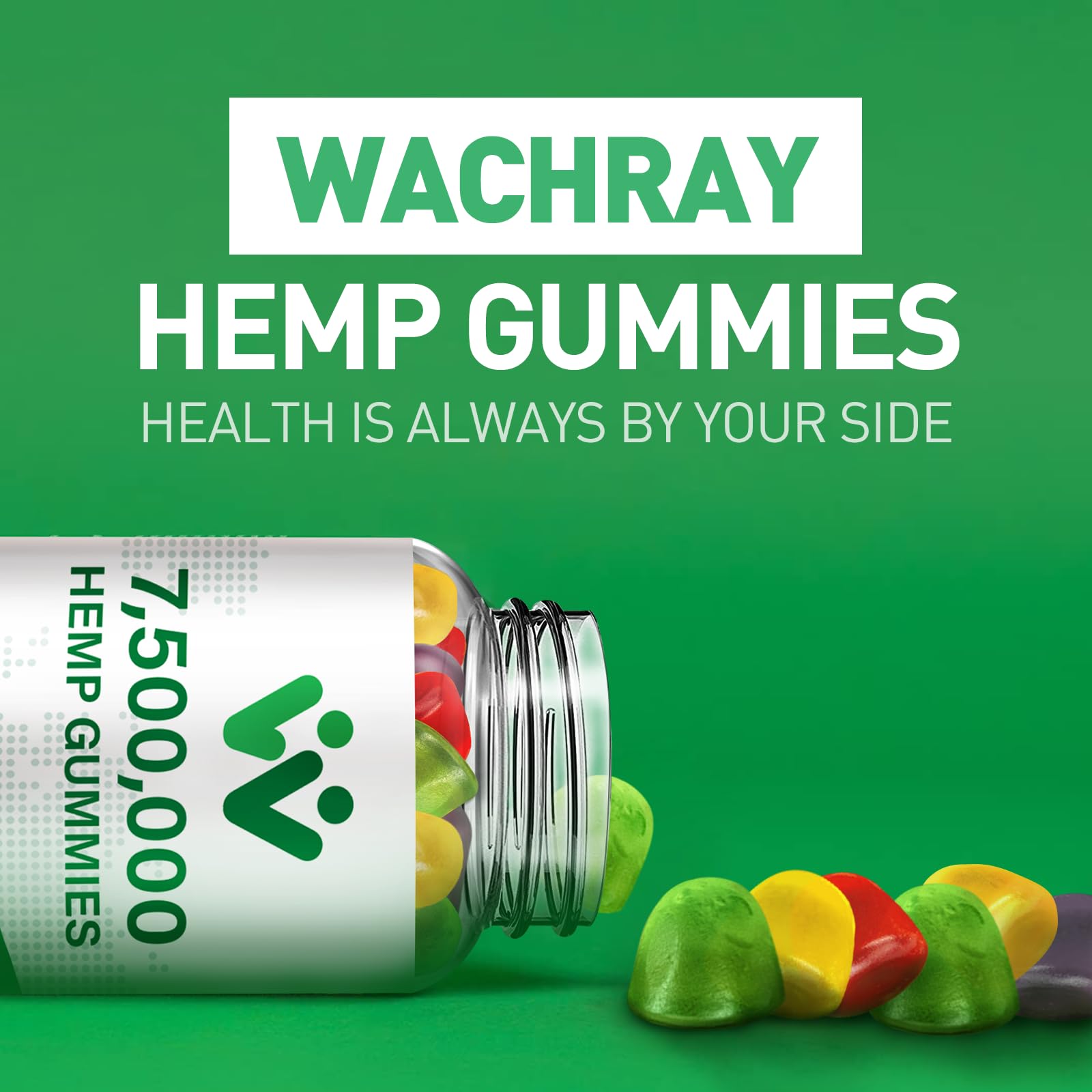 WACHRAY Nutrition Omega 3-6-9 Gummies with a measuring spoon