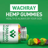 WACHRAY Nutrition Omega 3-6-9 Gummies with a measuring spoon