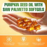 WACHRAY Pumpkin Seed Oil Capsules 3000mg with measuring spoon