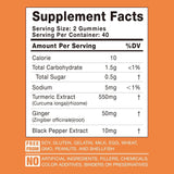 WACHRAY Turmeric Curcumin Gummies in a hand for size reference