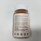 WACHRAY Turmeric Curcumin Gummies nutritional information on the back