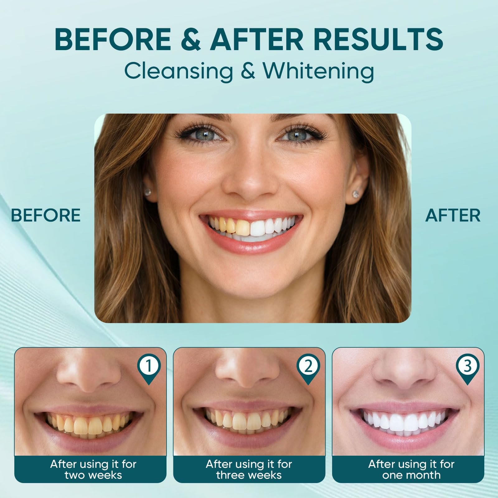 WAESKI Velverdo Collagen Powder for Gums sprinkled on toothbrush