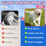 Wagmee Omega-3 Skin & Coat Supplement for Dogs side view