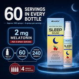WALPAR Oral Sleep Spray 30ml bottle with measuring guide