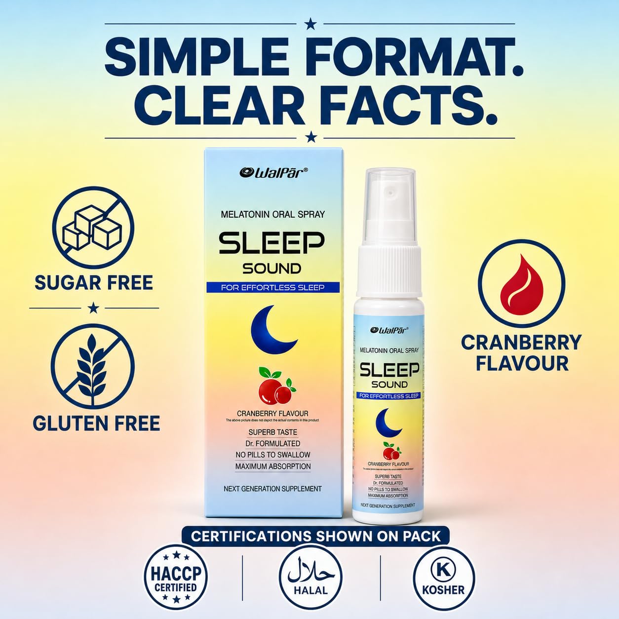 WALPAR Oral Sleep Spray 30ml in lifestyle setting