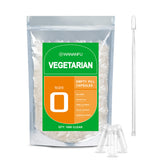 wananfu Vegan Size 0 Empty Capsules front view