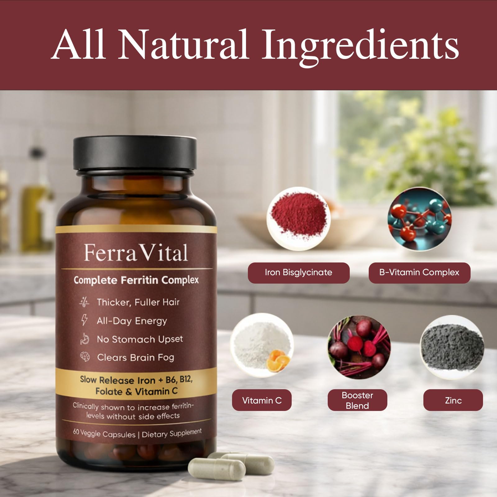 Wanciment Ferravital Ferritin Support ingredients list