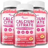 Wanish Calcium Citrate Gummies 1200mg front view of packaging