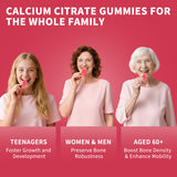 Wanish Calcium Citrate Gummies 1200mg side view of bottle