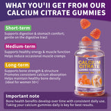 Wanish Calcium Citrate Gummies on a wooden table