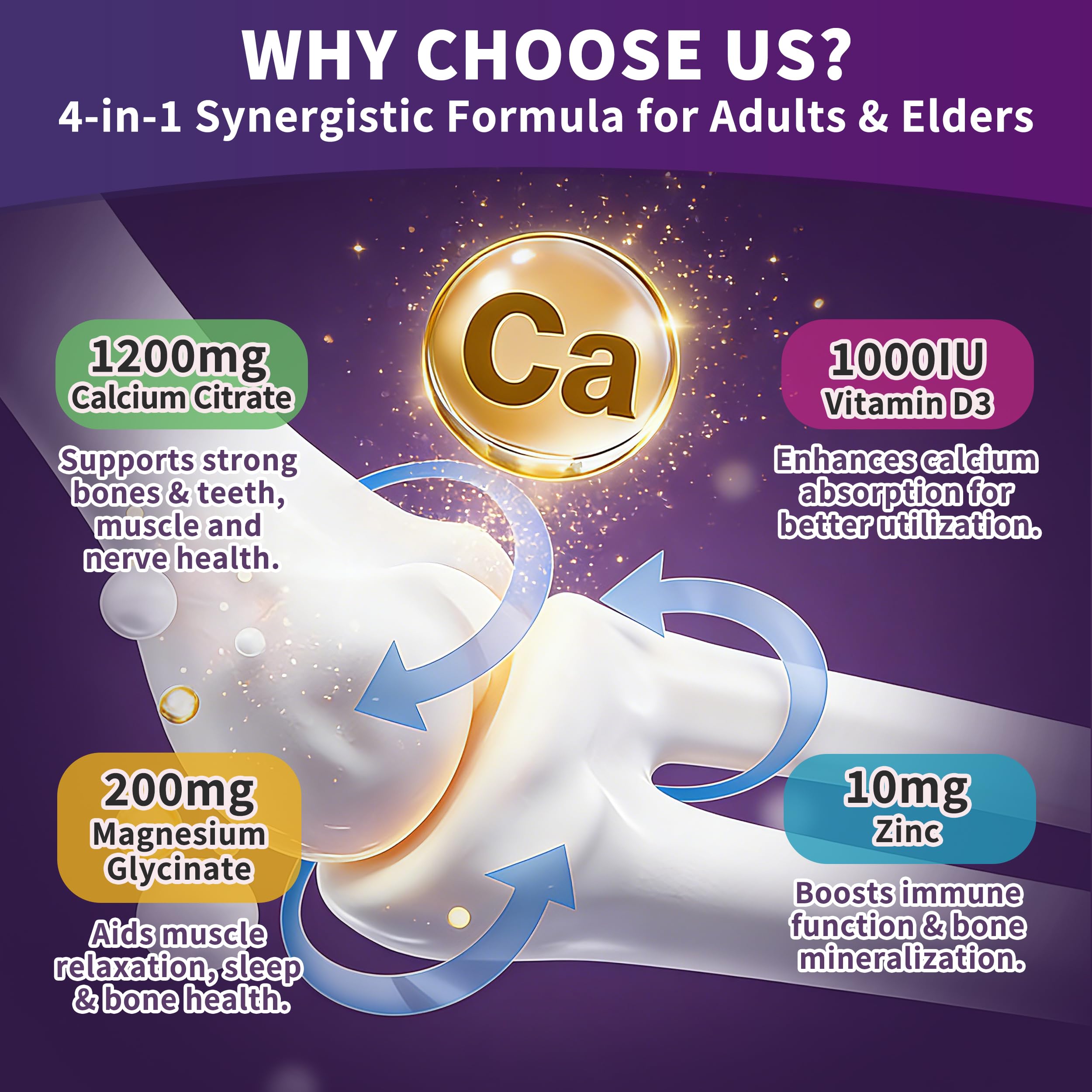 Wanish Calcium Citrate Gummies orange flavour close-up