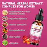Wanish Cortisol Supplement Drops 30ml back view