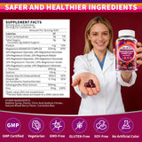 Wanish Magnesium Gummies in a hand for size reference