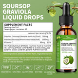 Wanish Soursop Liquid Drops 30ml bottle side view