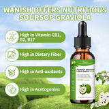 Wanish Soursop Liquid Drops 30ml packaging