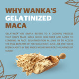 WANKA FOODS Organic Maca Powder in a smoothie
