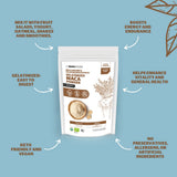 WANKA FOODS Organic Maca Powder mixed in oatmeal