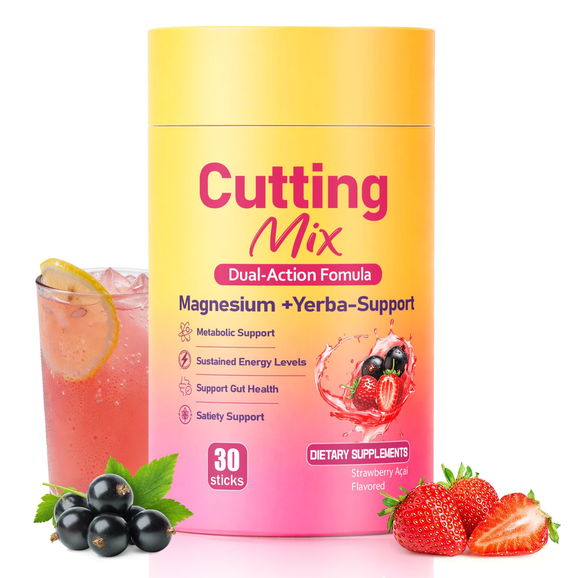 War Tiger Sports Magnesium Supplement Strawberry Açaí sticks front view