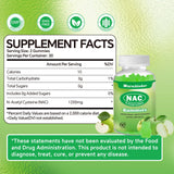 Warmbioder NAC Gummies with real green apple extract
