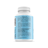Warped Wellness Womens Supplement 60 Count capsules with a glass of water
