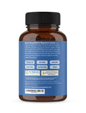 Warrior Strong Wellness Magnesium Complex capsules with water glass
