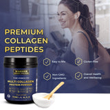 Warrior Strong Wellness Multi Collagen Peptides Powder nutrition label