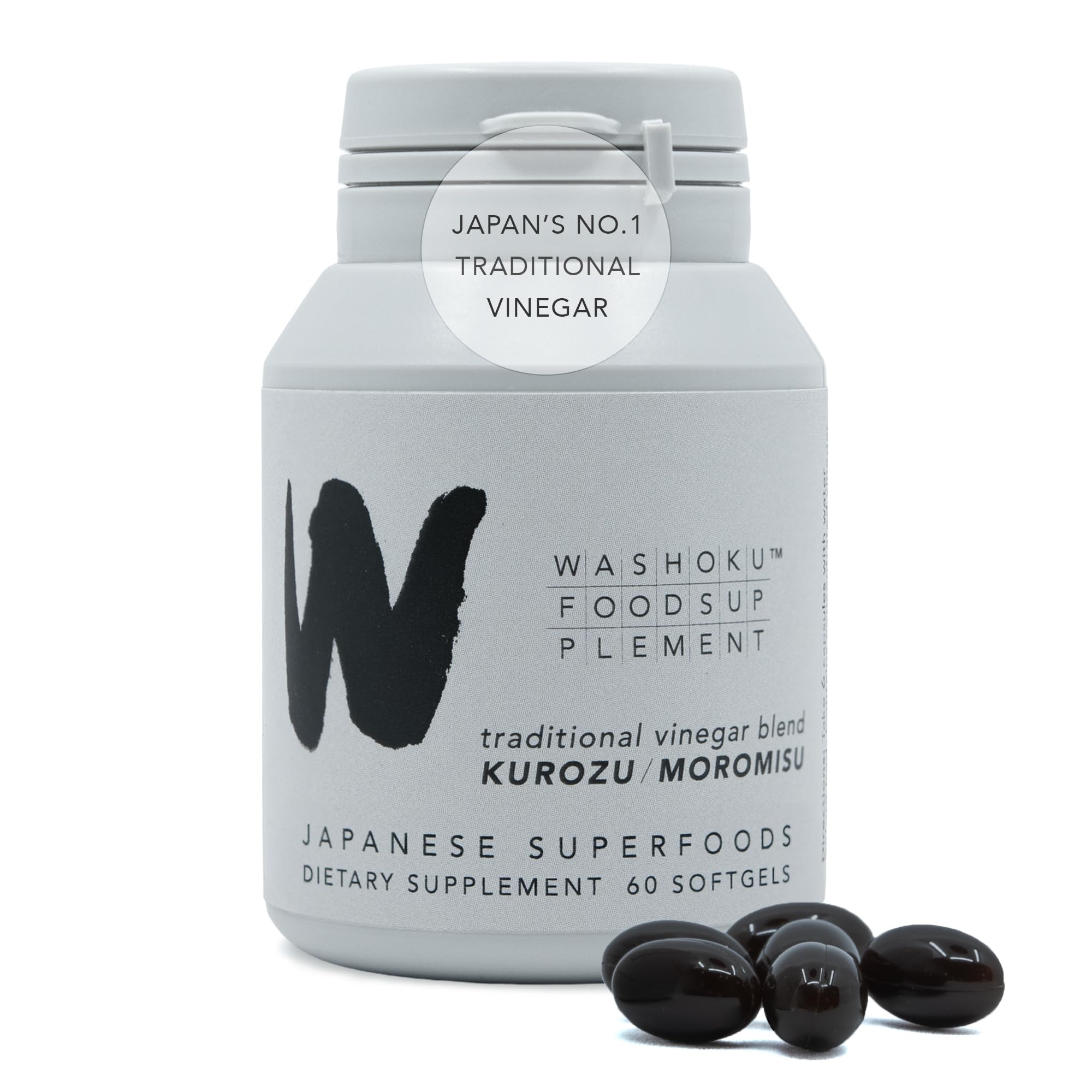 WASHOKU FOOD SUPPLEMENT Liquid Softgels front view