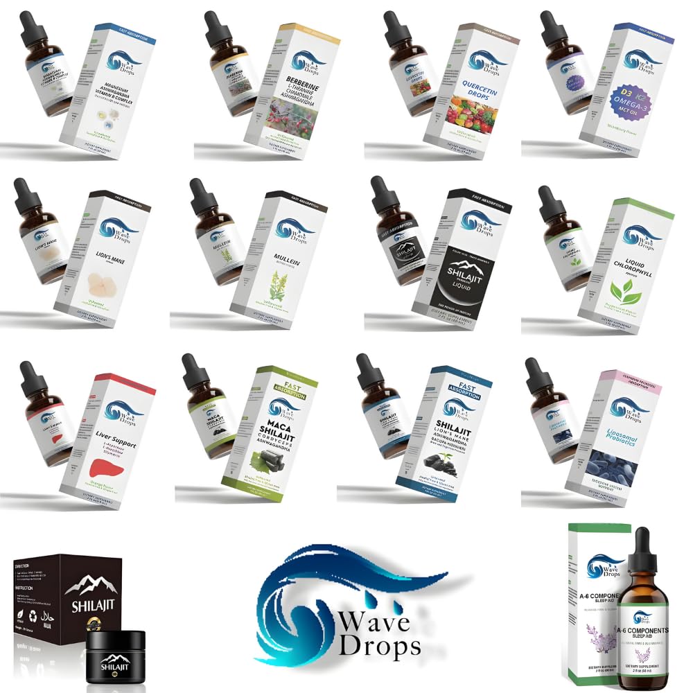 Wave Drops Herbal Mushroom Liquid Drops 1 Fl Oz lifestyle setting