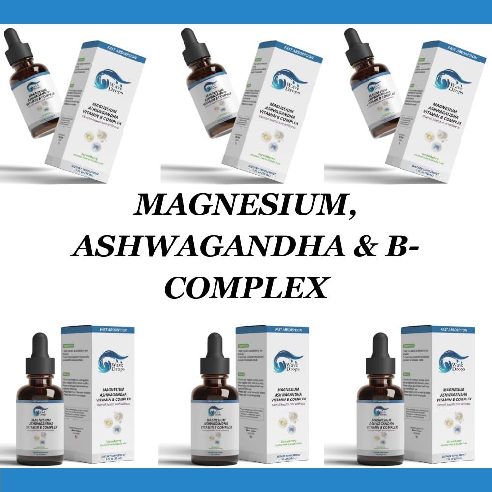 Wave Drops Magnesium Supplement Liquid lifestyle scene