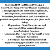 Wave Drops Magnesium Supplement Liquid with measuring spoon