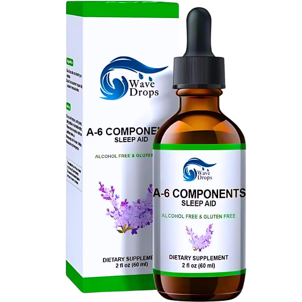 Wave Drops Sleep Supplement Liquid 150g bottle front view
