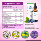 Wave Drops Sleep Supplement Liquid 150g pouring into a spoon