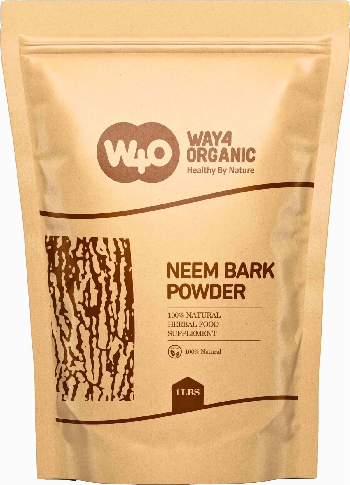 WAY 4 ORGANIC W4O Neem Bark Powder 363g front view