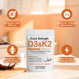 WDVNEX Vitamin D3 K2 Magnesium Softgels packaging