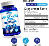 We Like Vitamins African Mango Extract 500mg capsules side view