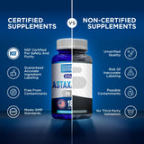 We Like Vitamins Astaxanthin 10mg softgels with measuring spoon