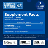 We Like Vitamins Extra Strength Glutathione label details
