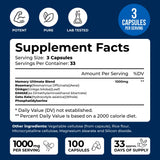 We Like Vitamins Phosphatidylserine Capsules 1000mg side view