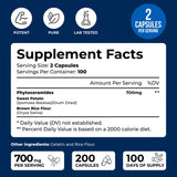 We Like Vitamins Phytoceramides 200 capsules bottle side view