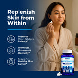 We Like Vitamins Phytoceramides capsules with serving size information