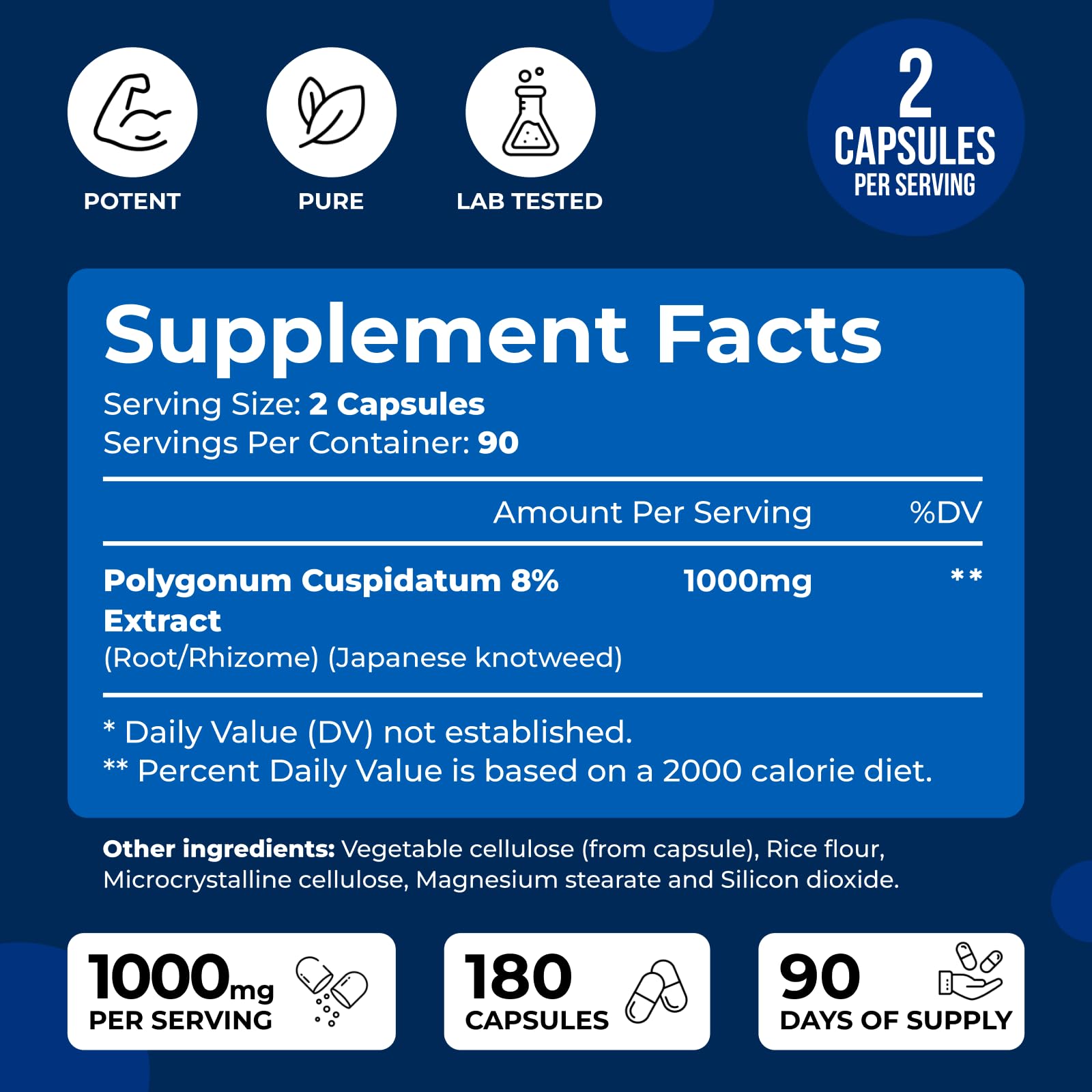We Like Vitamins Resveratrol 1000mg capsules close-up