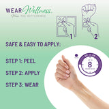 Wear Wellness Clarity Film Patches individual patch close-up