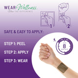 Wear Wellness Drift Film Patches close-up of patch