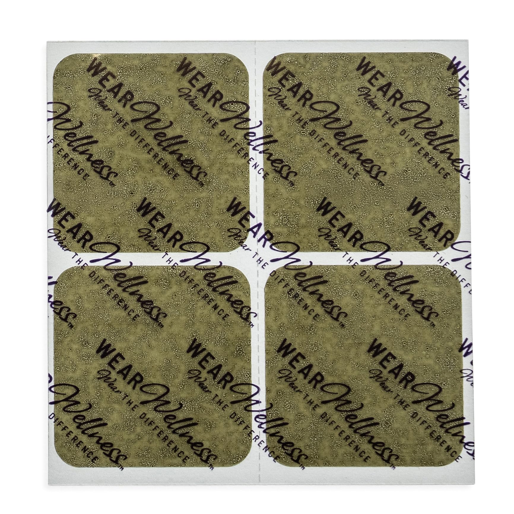 Wear Wellness Drift Patches with a soothing background